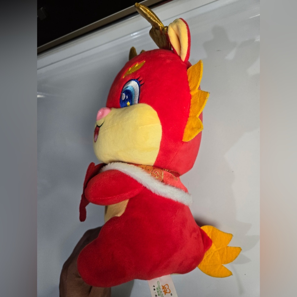 Lucky Red Dragon Plush – Chinese Zodiac – Prosperity & Good Fortune - Picture 2 of 9
